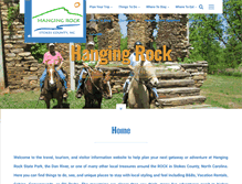 Tablet Screenshot of hangingrock.com